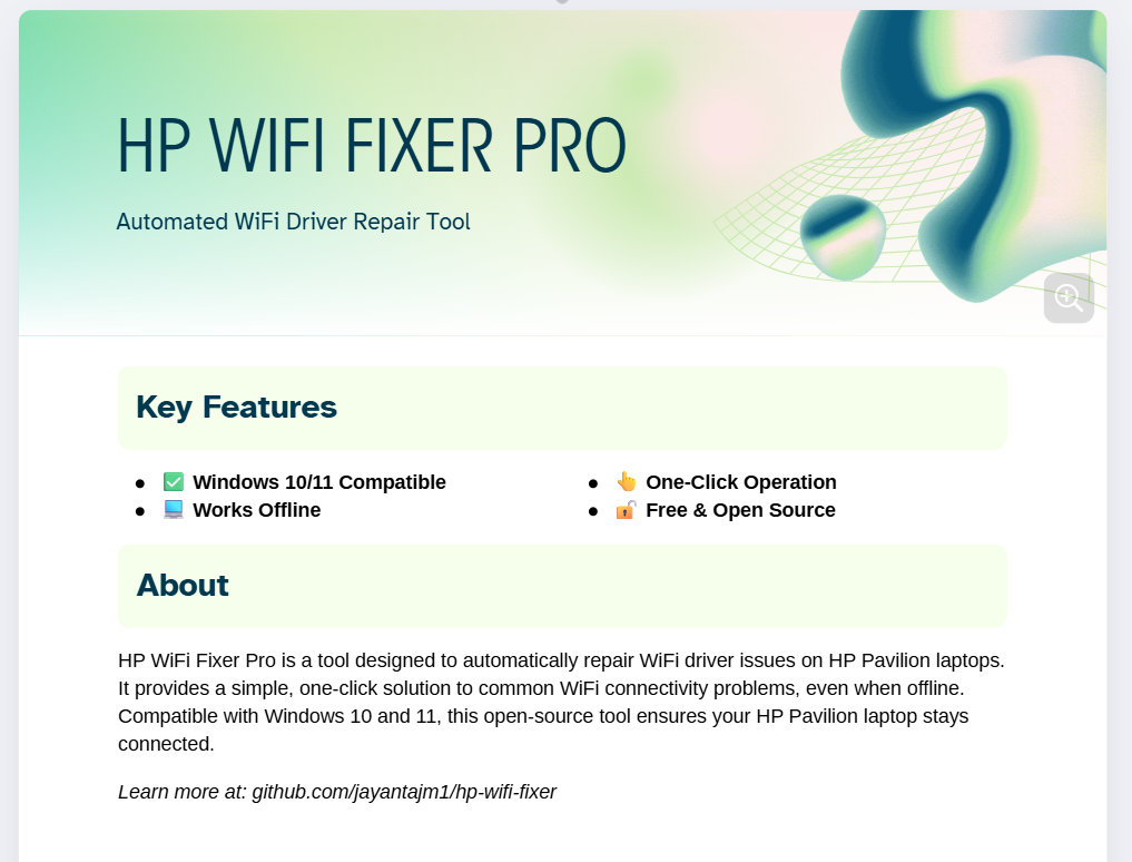 HP WiFi Fixer Pro